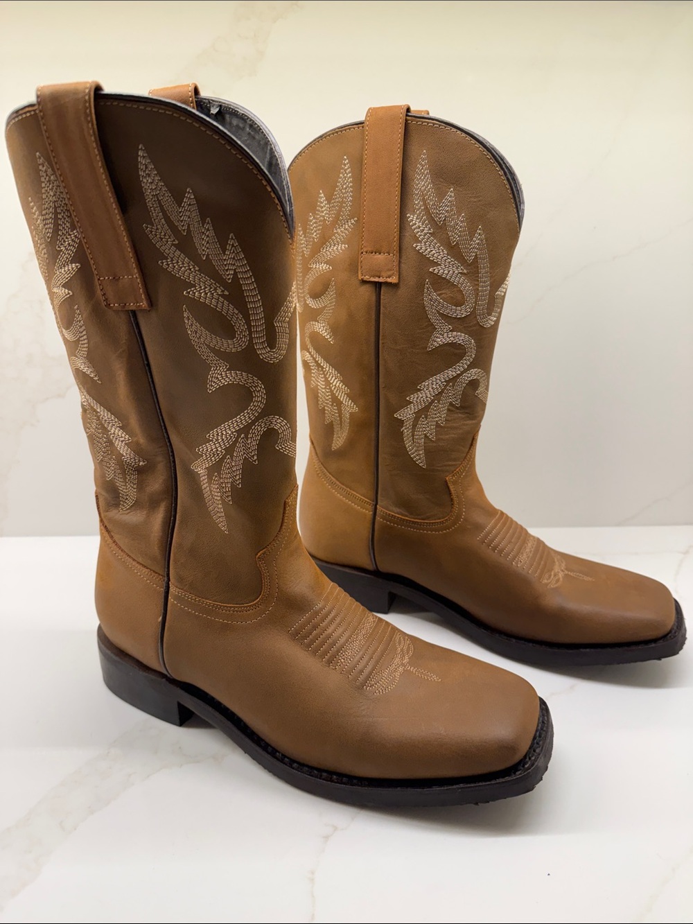 Men's Pro-Rodeo Leather Boots - NIB